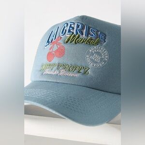 Anthropologie La Cerise Trucker Hat New